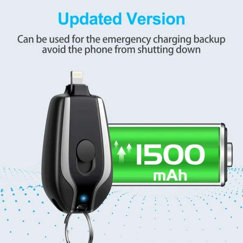 Keychain Charger 1500mAh