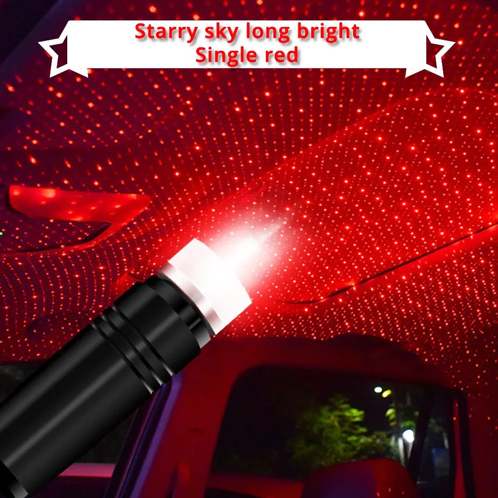 Roof Star Night Light Projector Atmosphere Galaxy Lamp USB Decorative Lamp